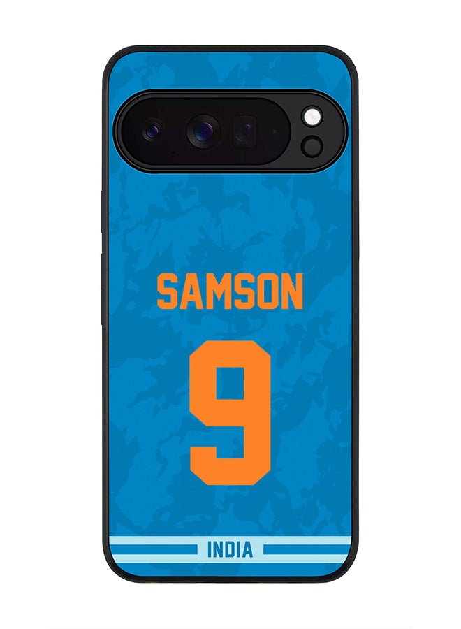 For Google Pixel 10 Pro Case,Slim fit Camera Protection, Shockproof Thin Phone cover  - India Sanju Samson, Jersey No 9